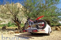 Kleinkraftradträger auf AHK für BMW
