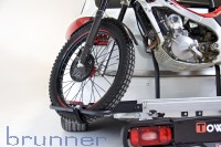 Heckträger auf AHK für Kleinkraftrad, Roller, Trial, Motorrad