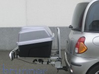 Gepäckbox Anhängerkupplung AUFRÜSTUNG zum Fabbri Fahrradträger