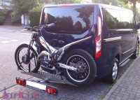 Motorradträger auf AHK 100kg für Fiat Ducato Wohnmobil